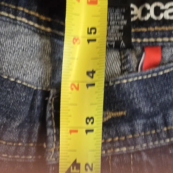 Mecca Men's Shorts High Rise Wide Leg Button Back Pockets 40" Waist 15" Inseam - Picture 7 of 12